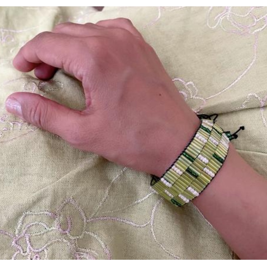 Flat Bead Bracelet
